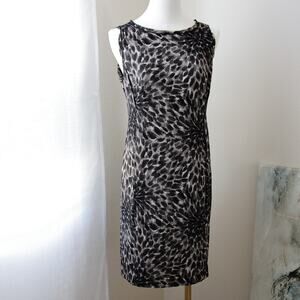 Ann Taylor Silk watercolor sheath dress size 2 XS